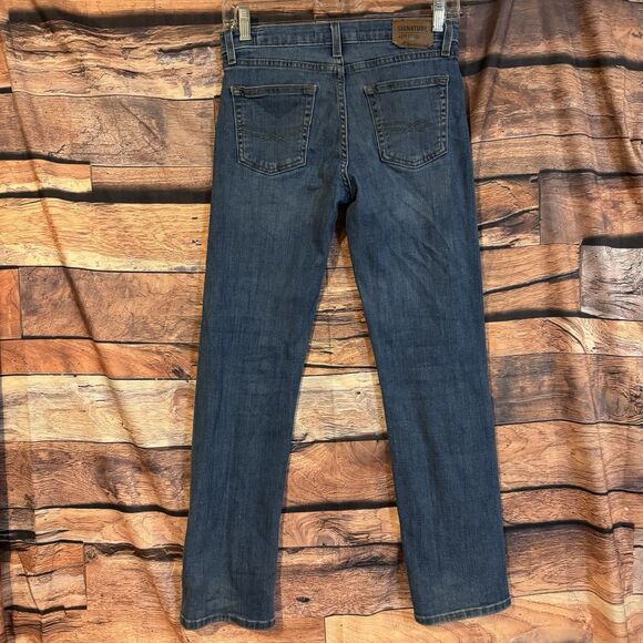 Levi Strauss Signature Boys Blue Straight Leg Denim Jeans Size 14 Regular Casual - Picture 3 of 11